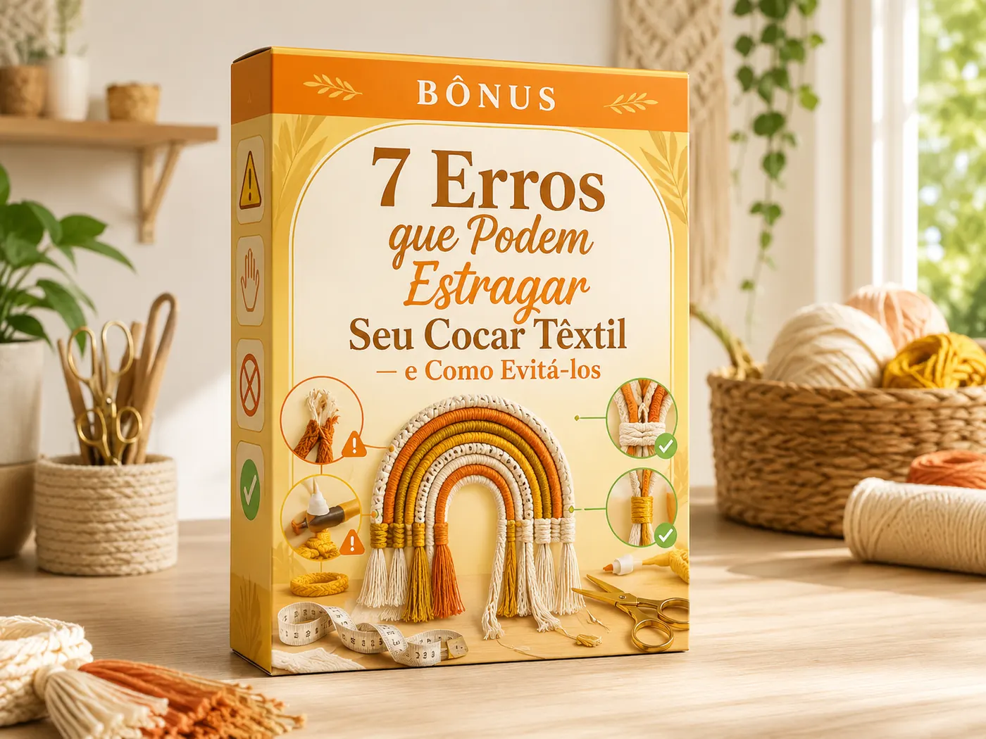 Bônus 7 Erros que Podem Estragar Seu Cocar Têxtil